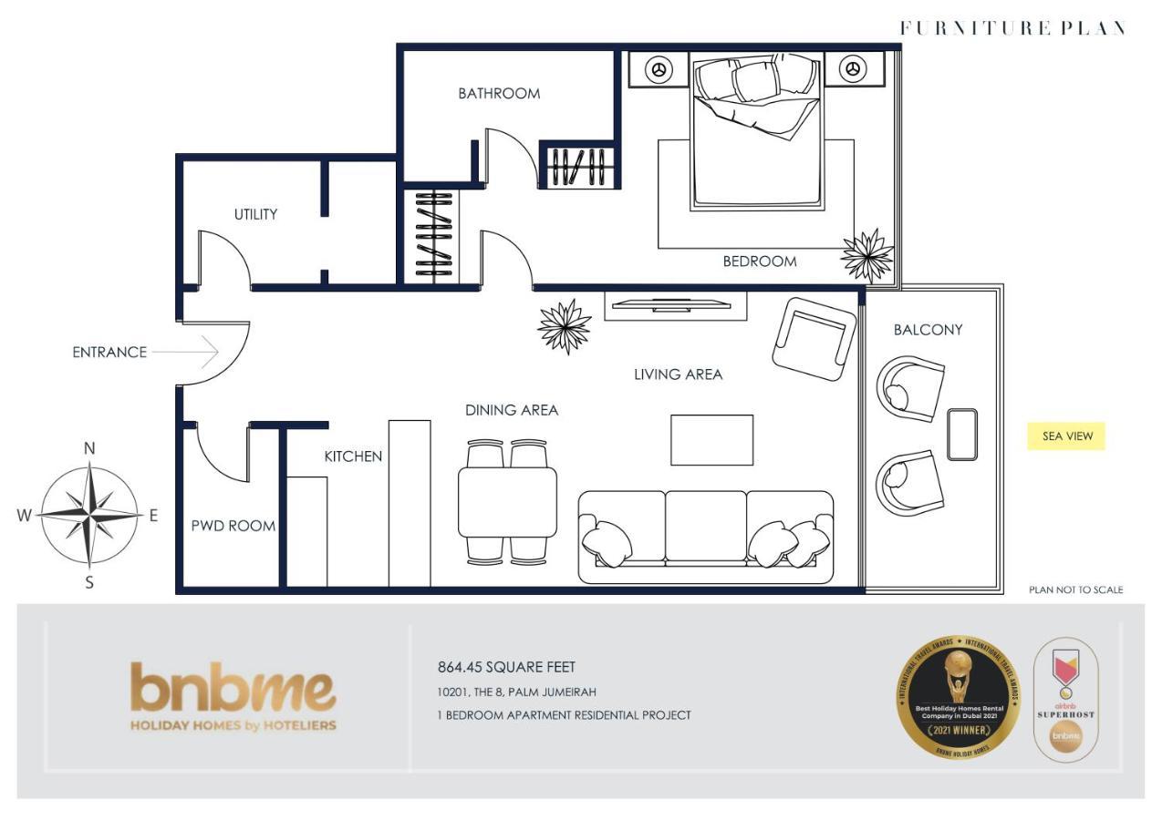 Bnbme - Th8 Palm Hotel Dubai Luaran gambar